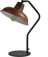Lampe de table vintage marron rouille rustique Premium