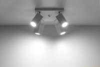 Projecteur en saillie FALERIA en blanc 4-flmg