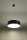 Suspension ronde moderne en noir