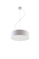 Suspension ronde moderne ATIS en blanc