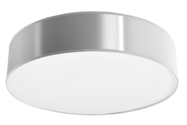 Plafonnier rond moderne Plafonnier gris