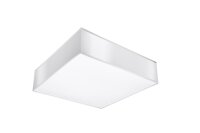 Plafonnier blanc 2flmg carr&eacute;