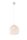 Suspension ronde intemporelle orange pâle