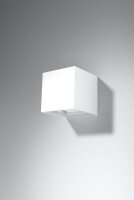 Applique LED JAZZINELLE Blanc Carré IP54 Up Down