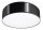 Plafonnier rond moderne ATIS en noir