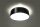 Plafonnier rond moderne ATIS en noir