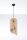 Lampe à suspendre en bois Moderne confortable E27 TEDUSIA Salon