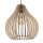 Suspension en bois ronde Ø43cm Moderne et chaleureuse NIGILIA