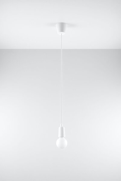 Lampe à suspendre rétro blanc réglable jusquà 90cm NESSA Cuisine