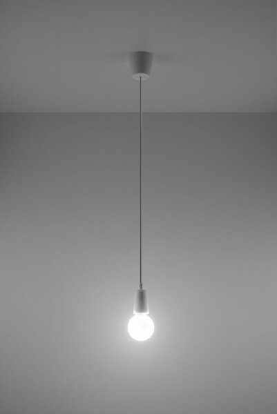 Lampe à suspendre rétro blanc réglable jusquà 90cm NESSA Cuisine