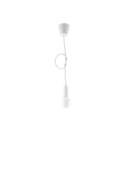 Lampe à suspendre rétro blanc réglable jusquà 90cm NESSA Cuisine