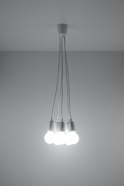 Lampe à suspendre réglable NESSA Blanc Profondeur jusquà 90cm