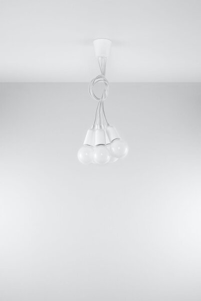 Lampe à suspendre réglable NESSA Blanc Profondeur jusquà 90cm