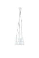 Lampe à suspendre réglable NESSA Blanc...