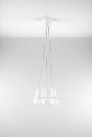 Lampe à suspendre réglable NESSA Blanc...