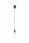 Suspension noir ajustable jusquà 90cm E27 NESSA