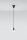 Suspension noir ajustable jusquà 90cm E27 NESSA