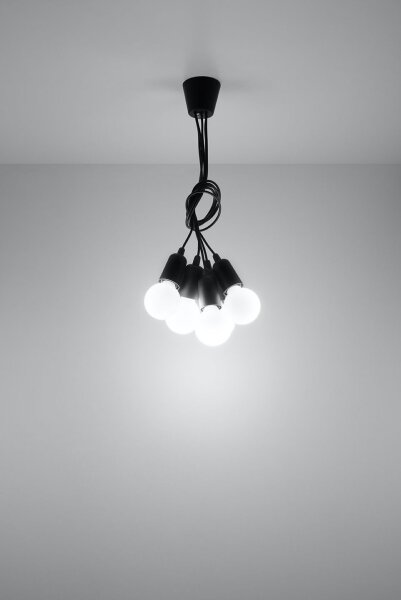 Suspension Noir réglable jusquà 90cm Rétro NESSA