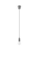 Lampe à suspendre rétro Gris...