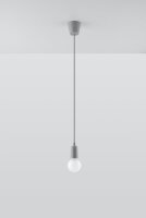Lampe à suspendre rétro Gris...