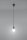 Lampe à suspendre rétro Gris réglable jusquà 90cm pour E27