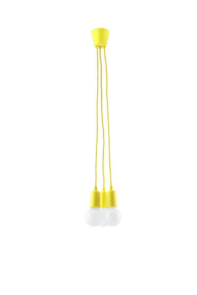 Suspension jaune réglable jusquà 90cm Retro NESSA