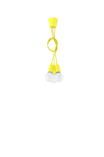 Suspension jaune réglable jusquà 90cm Retro NESSA