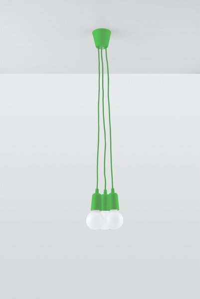 Suspension NESSA Vert réglable jusquà 90cm Rétro