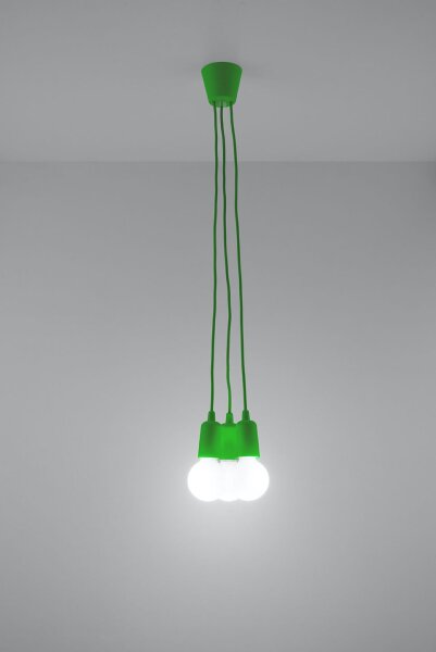 Suspension NESSA Vert réglable jusquà 90cm Rétro