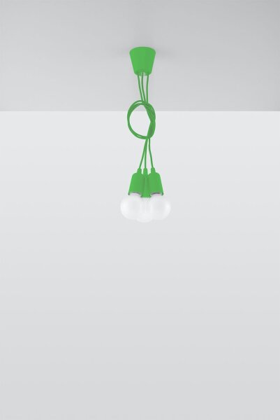 Suspension NESSA Vert réglable jusquà 90cm Rétro