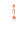 Lampe à suspendre NESSA Orange profondeur jusquà 90cm 5-flamme E27