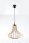 Lampe à suspendre en bois LILAH Ø40cm confortable E27 table à manger