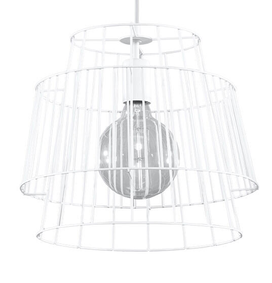 Suspension blanche en métal Ø35cm Moderne DALE Lampe à suspendre