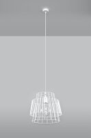 Suspension blanche en métal Ø35cm Moderne...