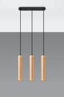 Lampe à suspendre en bois 2 flammes GU10 BAYLEE...