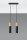 Suspension Noir Métal Bois Scandinave 2flmg