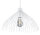 Suspension blanche métal fil Ø25cm E27 SHORNA