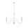 Suspension lustre rustique blanc