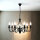 Lustre rustique FIORANO en noir