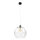Suspension ronde sphère abat-jour verre E27 BILBAO