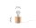 Petite lampe en bois ronde Ø10cm H:10cm pour E27 décoratif