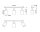 Lampe de plafond en bois L:45cm 3x GU10 Spot Lampe