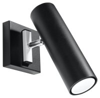 Spot Lampe Noir M&eacute;tal pratique GU10 orientable