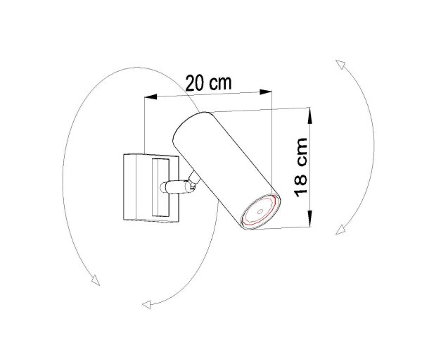 Lampe de plafonnier Noir Métal Moderne GU10 DUCCIA
