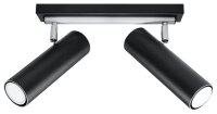 Projecteur de plafond noir m&eacute;tal L:30cm DUCCIA