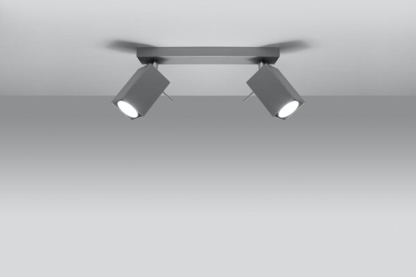 Projecteur gris L:30cm Métal Moderne FALERIA Salon