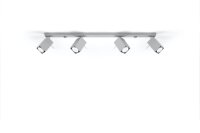 Projecteur de plafond gris FALERIA 80 cm de long 4x GU10