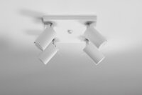 Projecteur en saillie ETNA en blanc 4-flmg