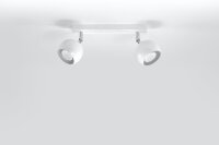 Projecteur de plafond Blanc L:30cm Rétro FAVONIA...