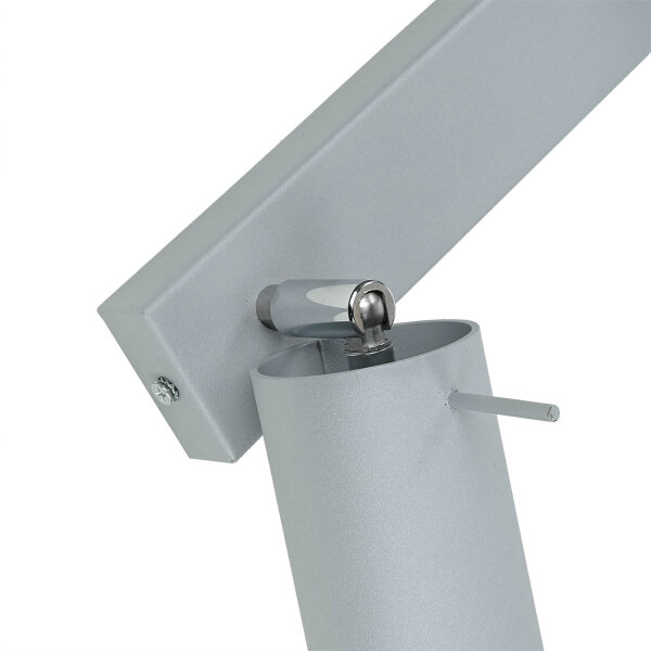 Spot de plafond gris métal L:45cm 3x GU10 polyvalent